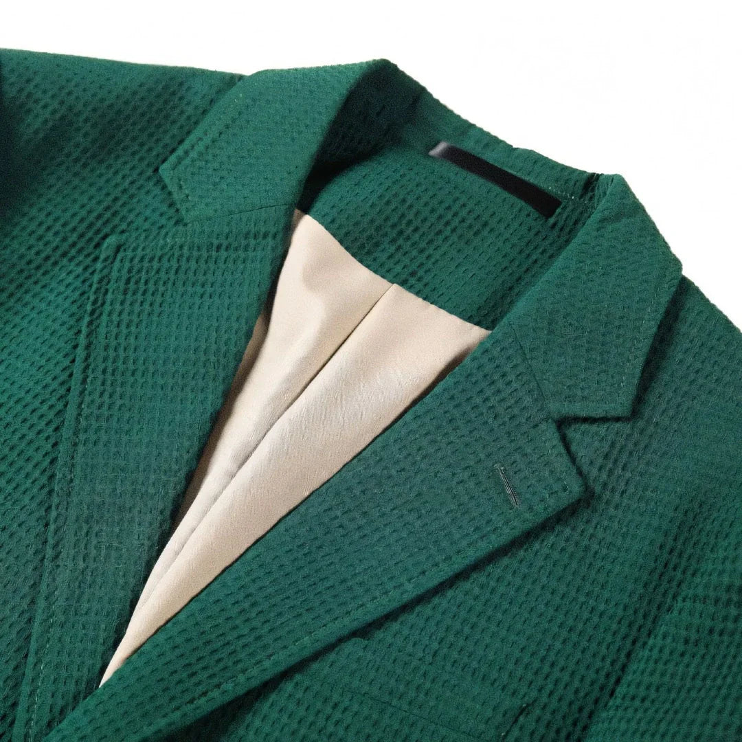 Blazer Masculino Noble Romenzi RZ923 em detalhe, peça elegante em algodão egípcio premium, ideal para eventos formais e ocasiões especiais com sofisticação.