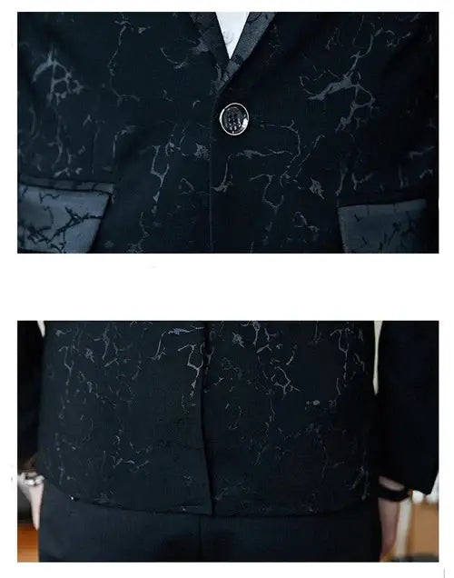 Blazer Masculino Realm Romenzi RZ060, em acetato e poliéster, botão único central, cores preto, azul e vinho.