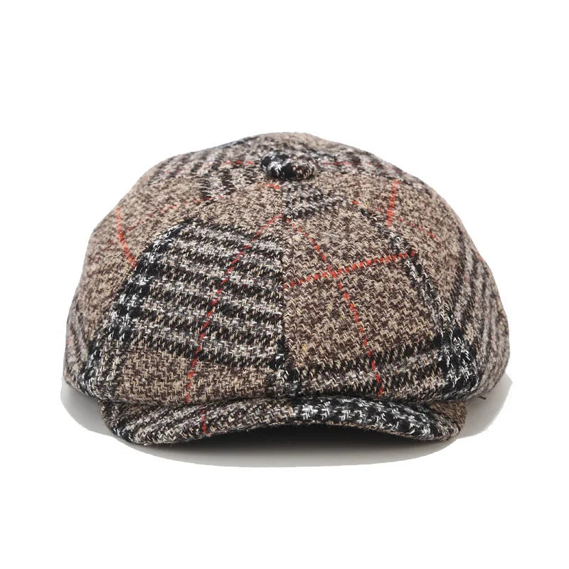 Boina Masculina de Lã England Romenzi RZ270 com design inglês, confeccionada em poliéster e lã premium, ajuste ergonômico e cores versáteis.