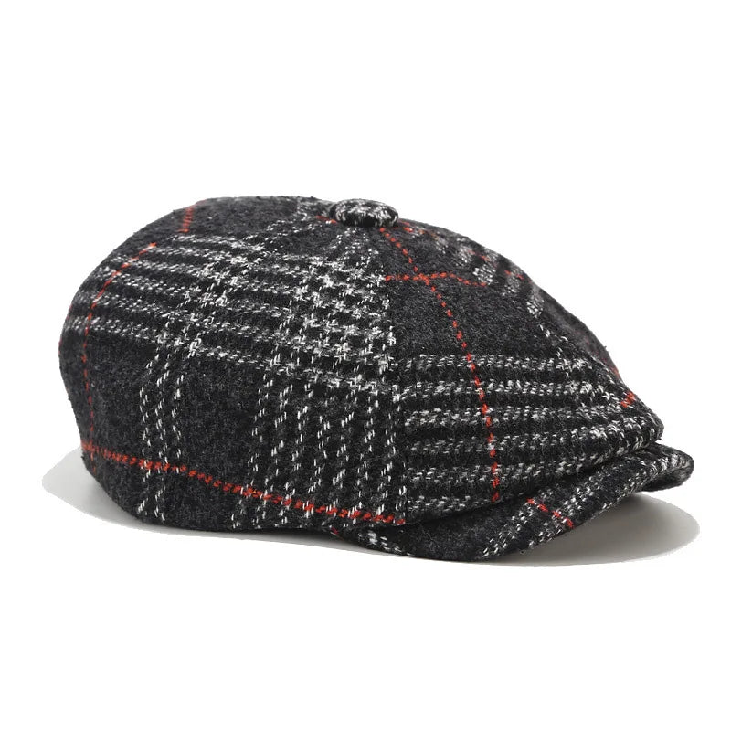 Boina Masculina de Lã England Romenzi RZ270 com design inglês, confeccionada em poliéster e lã premium, ajuste ergonômico e cores versáteis.