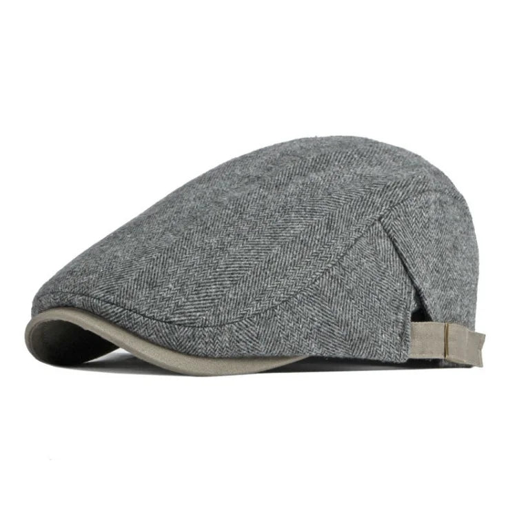 Boina Masculina Italy Fall Romenzi RZ264, confeccionada em lã premium, com design clássico italiano e conforto ergonômico.