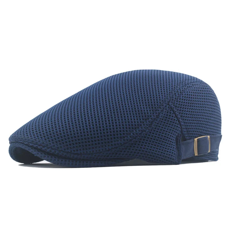 Boina Masculina Respirável Summer Romenzi RZ269 com design leve, poliéster premium e ajuste ergonômico. Sofisticação para ocasiões casuais e elegantes.