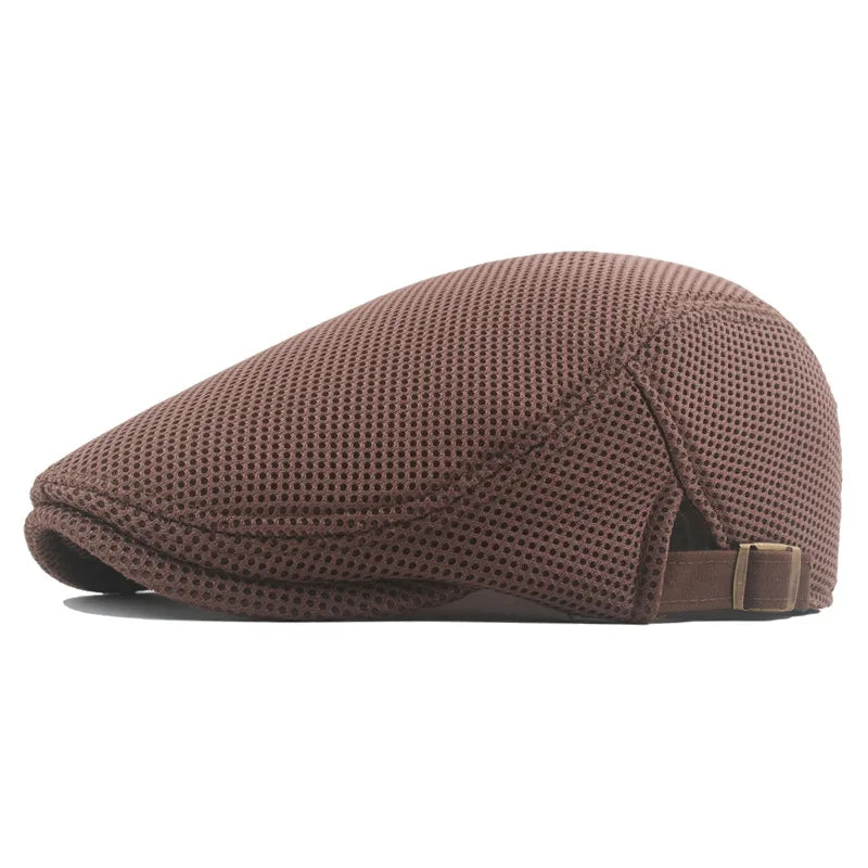 Boina Masculina Respirável Summer Romenzi RZ269 com design leve, poliéster premium e ajuste ergonômico. Sofisticação para ocasiões casuais e elegantes.