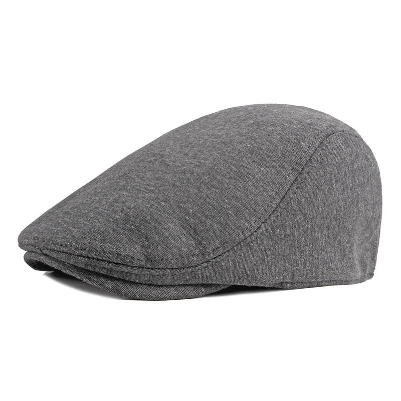 Boina Masculina Retrô em Algodão Romenzi RZ263, estilo italiano, algodão premium, conforto ergonômico e versatilidade para diferentes ocasiões.