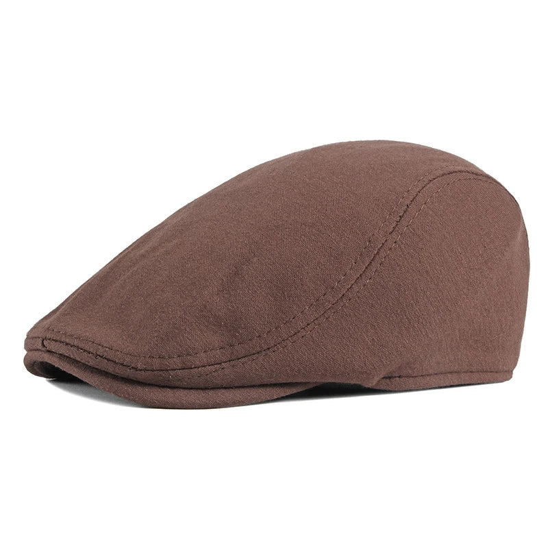 Boina Masculina Retrô em Algodão Romenzi RZ263, estilo italiano, algodão premium, conforto ergonômico e versatilidade para diferentes ocasiões.