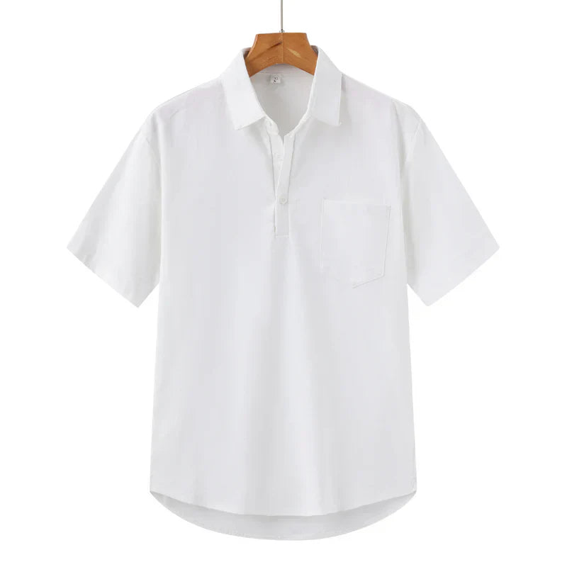 A Camisa de Linho Masculina Romenzi Medelín RZ794 oferece frescor, elegância e versatilidade em linho premium, ideal para ocasiões casuais e eventos formais.
