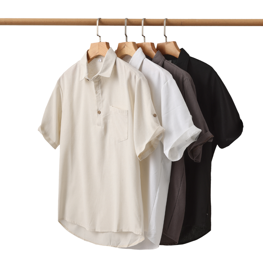 A Camisa de Linho Masculina Romenzi Medelín RZ794 oferece frescor, elegância e versatilidade em linho premium, ideal para ocasiões casuais e eventos formais.