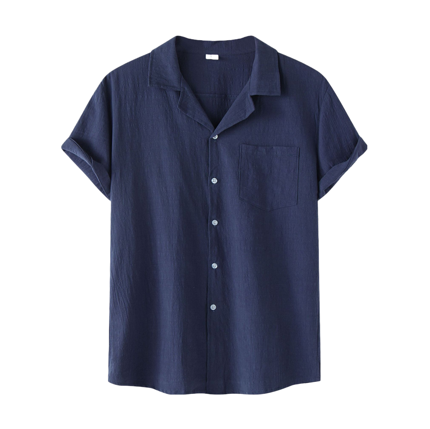 Camisa Romenzi Ibéria: conforto e elegância para ocasiões casuais. Tecido leve, ideal com bermudas de linho ou calças neutras. Visual sofisticado e descontraído.