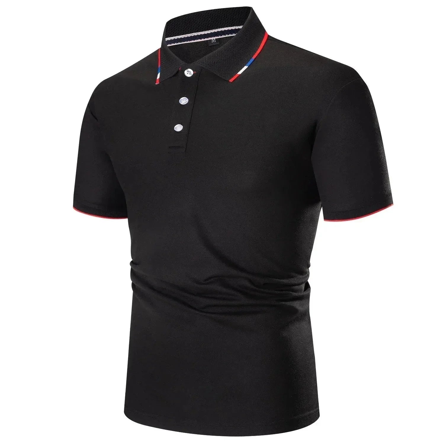 Camisa Polo Masculina Romenzi Venture RZ632 em detalhe, polo sofisticada em tecido premium que oferece conforto, durabilidade e estilo elegante.