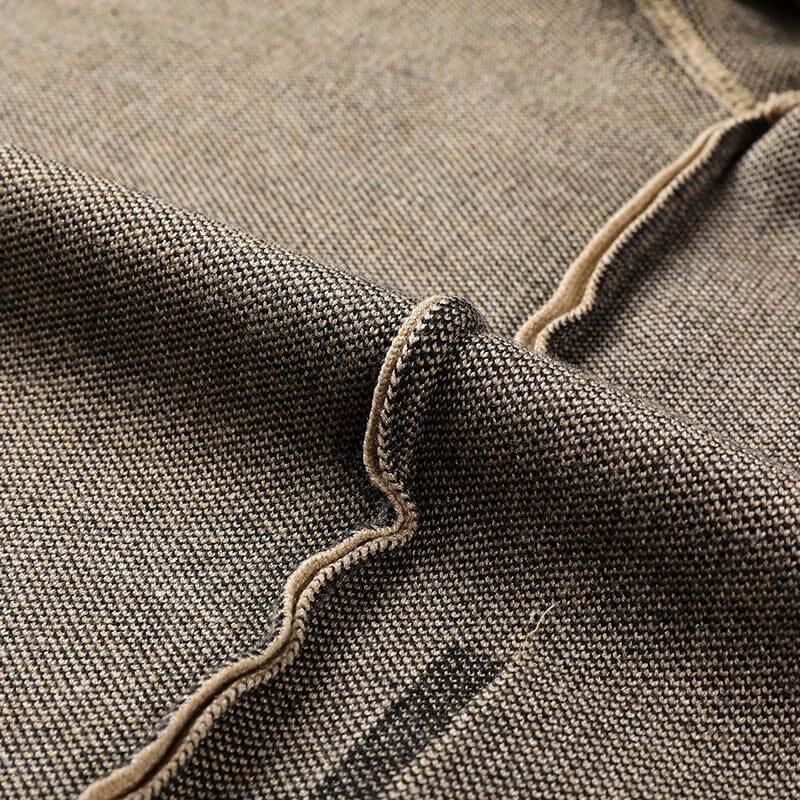 Cardigan Masculino Palermo Romenzi RZ649 em detalhe, peça sofisticada em lã, microfibra e caxemira premium, ideal para looks casuais ou formais elegantes.