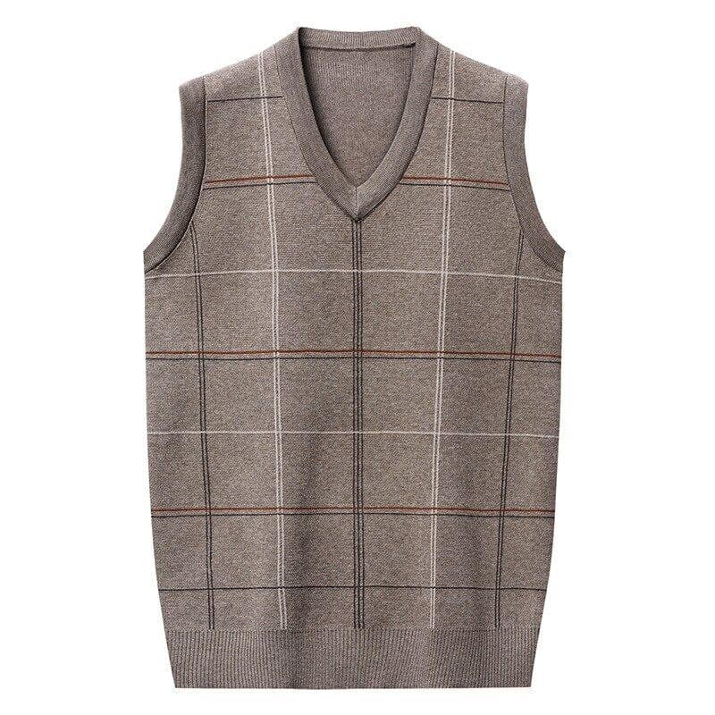 Colete Masculino Tricot Paris Romenzi RZ666 em detalhe, peça elegante em tricot premium, inspirada na moda parisiense, ideal para looks casuais e formais.