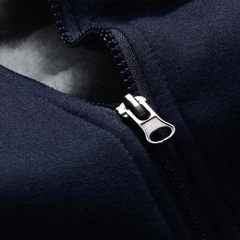 Conjunto Moletom de Lã Masculino Romenzi Dark RZ108 com lã premium textura macia design elegante e conforto ideal para aquecer com estilo nos dias frios