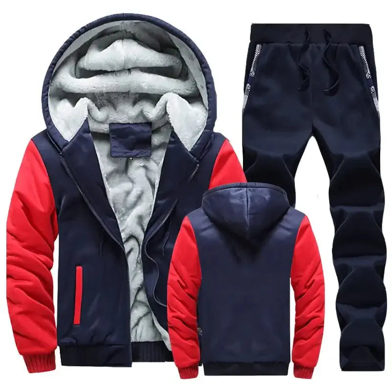 Conjunto Moletom de Lã Masculino Romenzi RZ106 feito com lã premium design moderno e conforto excepcional ideal para enfrentar o frio com estilo