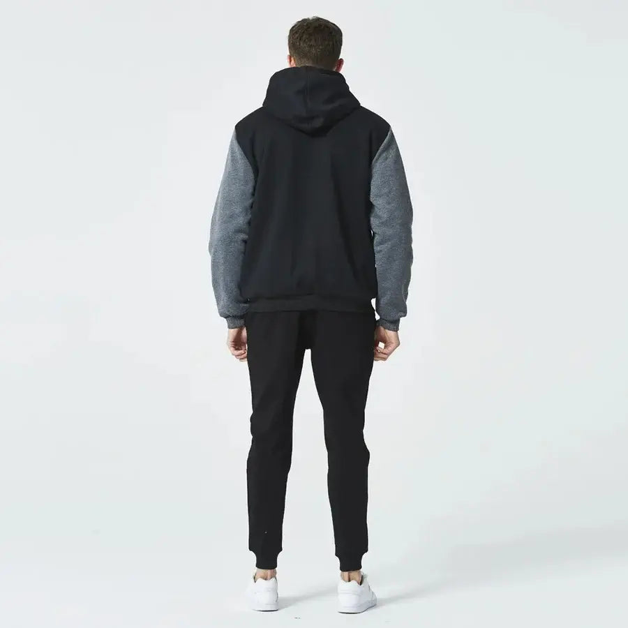 Conjunto Moletom de Lã Masculino Romenzi RZ106 feito com lã premium design moderno e conforto excepcional ideal para enfrentar o frio com estilo