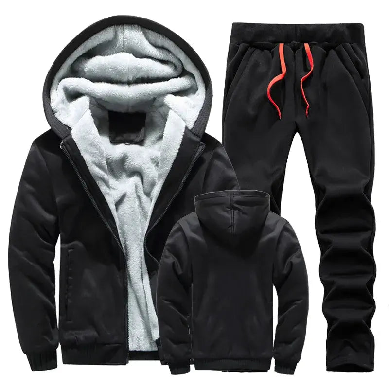 Conjunto Moletom de Lã Masculino Romenzi RZ106 feito com lã premium design moderno e conforto excepcional ideal para enfrentar o frio com estilo