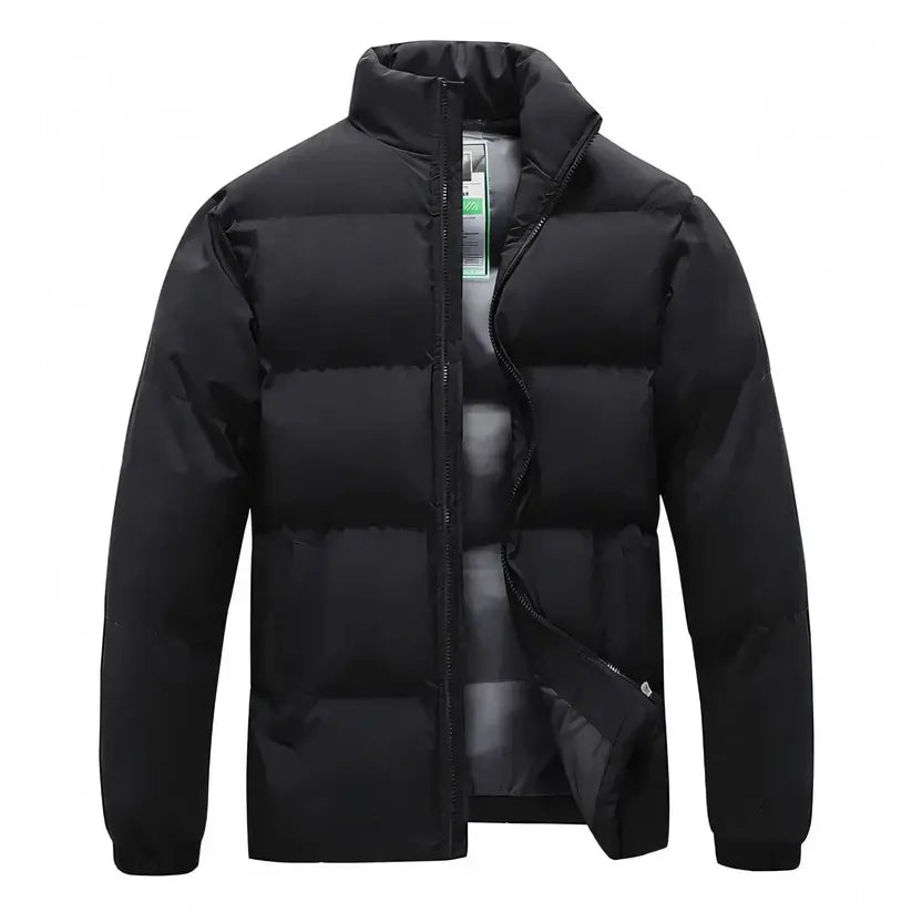 Jaqueta Acolchoada Masculina Romenzi High RZ239 com design clássico, isolamento térmico e estilo atemporal para conforto e sofisticação em dias frios.