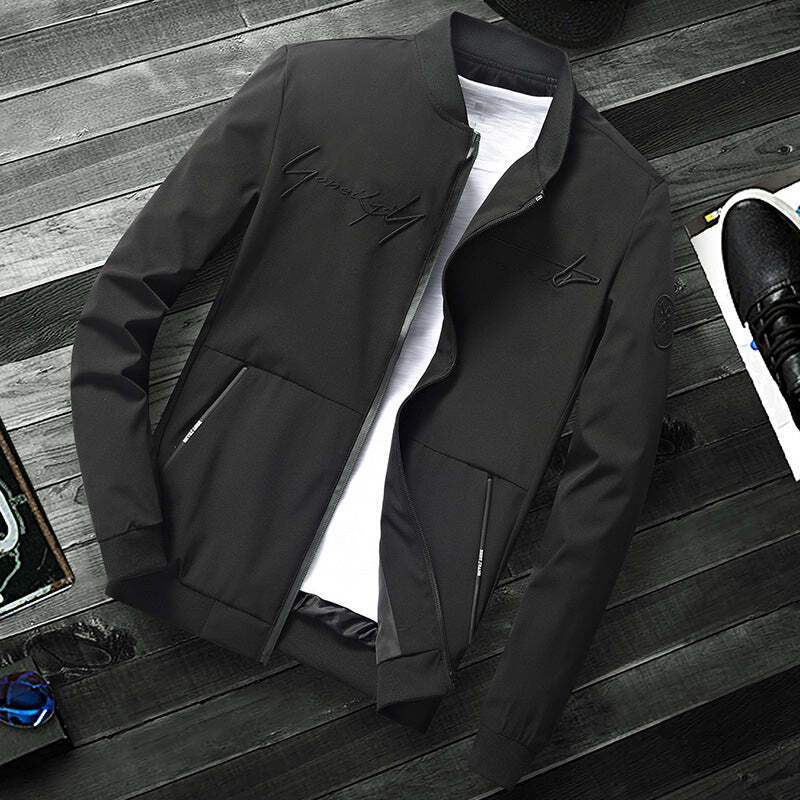 Jaqueta Impermeável Masculina Elegante Romenzi RZ156, com tecido premium, impermeável e design sofisticado para estilo e conforto.