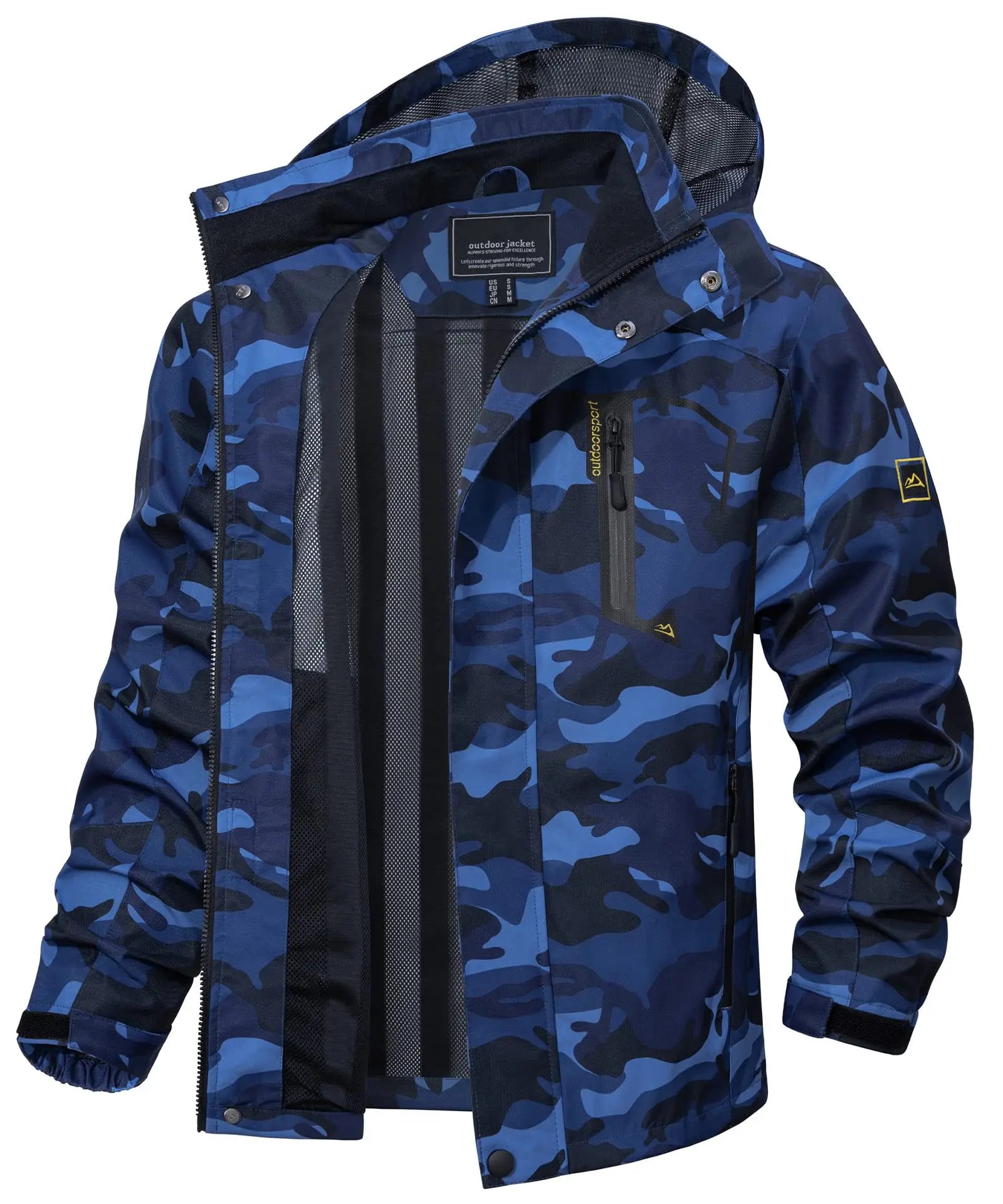 Jaqueta Impermeável Masculina Romenzi RZ323 feita com materiais impermeáveis e respiráveis, design ergonômico e moderno. Ideal para dias chuvosos e ao ar livre.