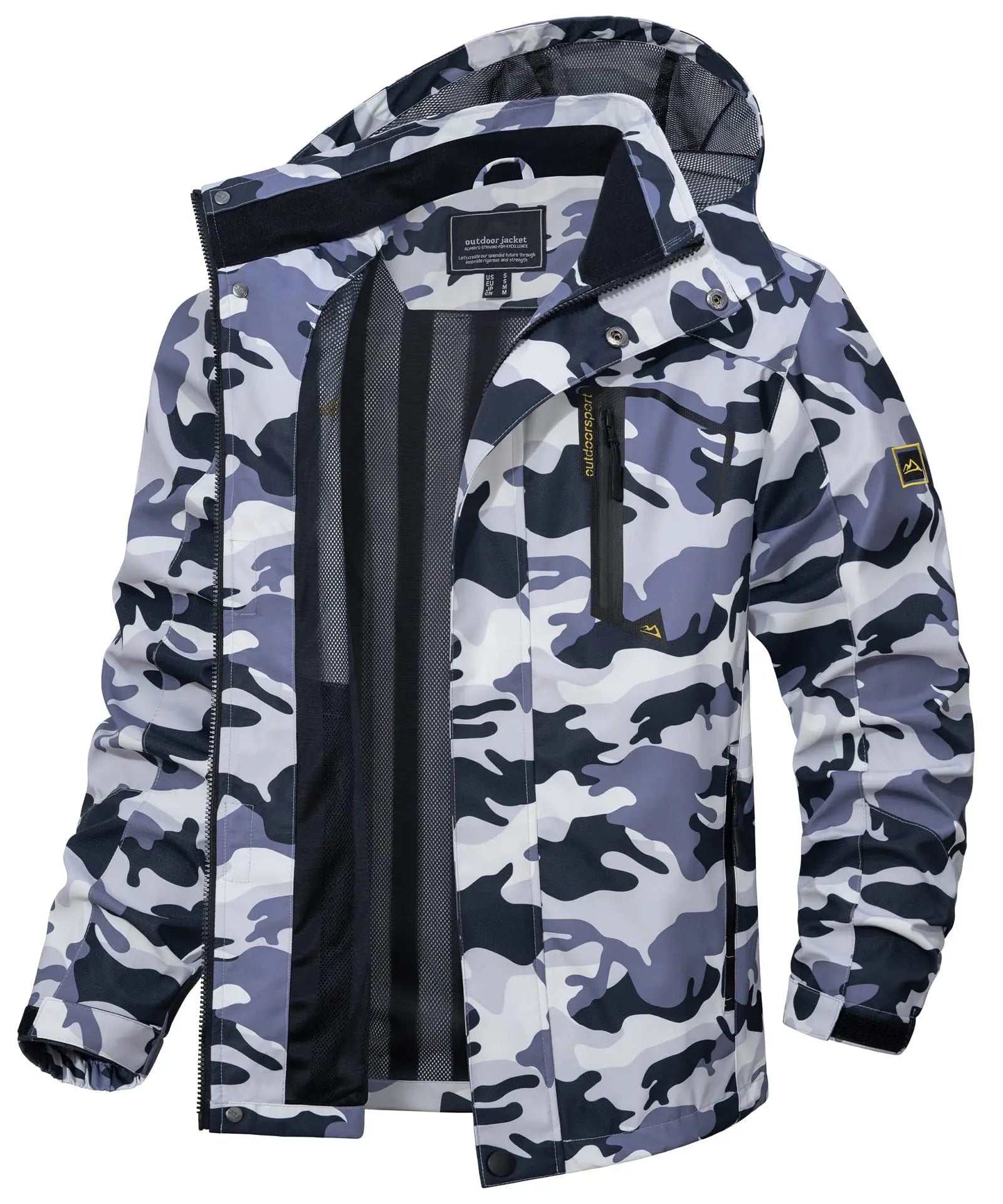 Jaqueta Impermeável Masculina Romenzi RZ323 feita com materiais impermeáveis e respiráveis, design ergonômico e moderno. Ideal para dias chuvosos e ao ar livre.