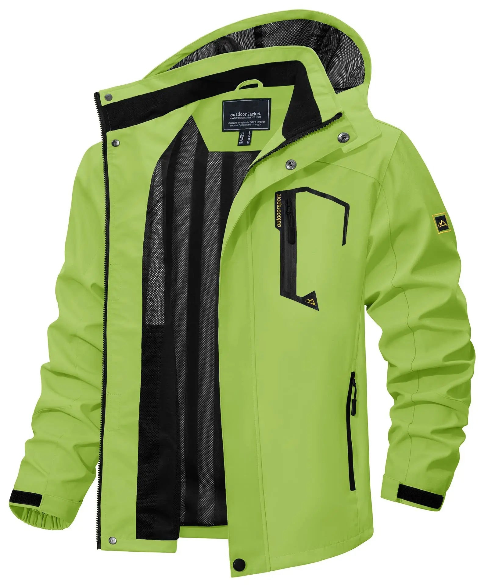 Jaqueta Impermeável Masculina Romenzi RZ323 feita com materiais impermeáveis e respiráveis, design ergonômico e moderno. Ideal para dias chuvosos e ao ar livre.