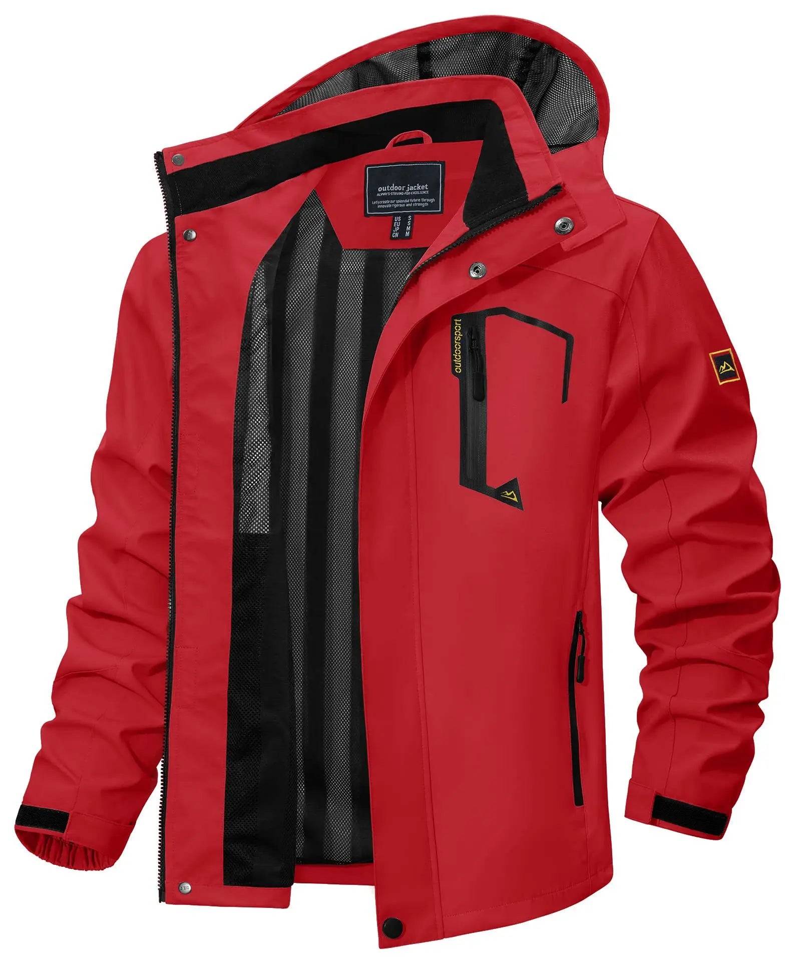 Jaqueta Impermeável Masculina Romenzi RZ323 feita com materiais impermeáveis e respiráveis, design ergonômico e moderno. Ideal para dias chuvosos e ao ar livre.
