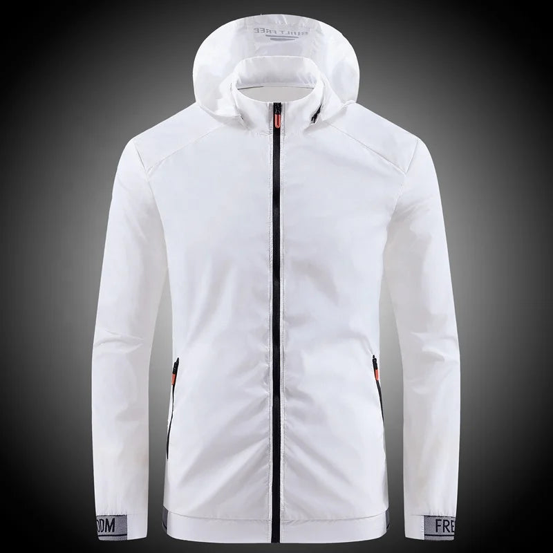 Jaqueta Masculina Corta Vento Impermeável Romenzi RZ182, proteção contra chuva e vento com estilo e leveza.