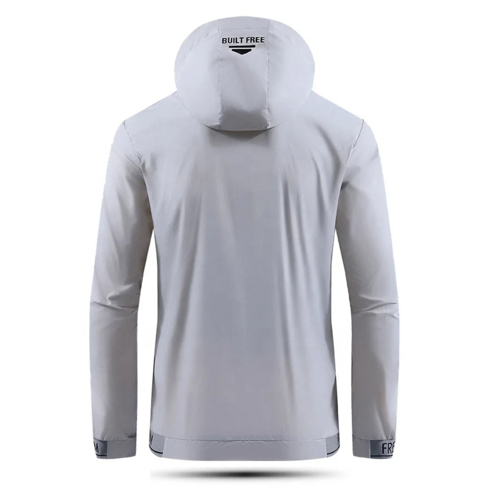 Jaqueta Masculina Corta Vento Impermeável Romenzi RZ182, proteção contra chuva e vento com estilo e leveza.