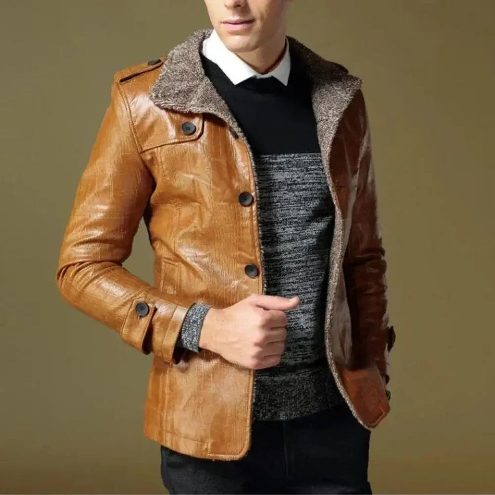 Jaqueta Masculina Forrada Holmes Romenzi RZ038 com materiais de alta qualidade e design elegante