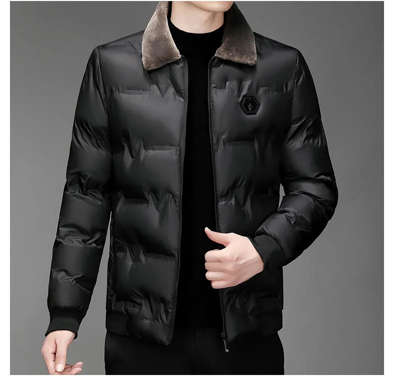 Jaqueta Masculina Norway Romenzi Winter RZ160, ideal para o inverno, com design autêntico e funcional.