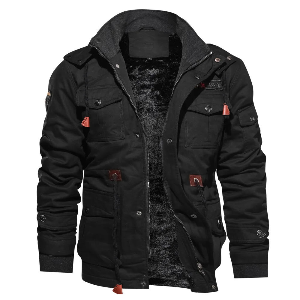 Jaqueta Motociclista Masculina Romenzi RZ317 com interior acolchoado de algodão, bolsos funcionais e detalhes refletivos para conforto e proteção.