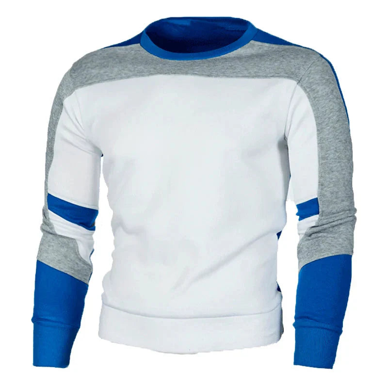 Moletom Masculino Essential Comfort Romenzi RZ981 em detalhe, peça em poliéster premium com isolamento térmico, versátil para looks casuais e formais.
