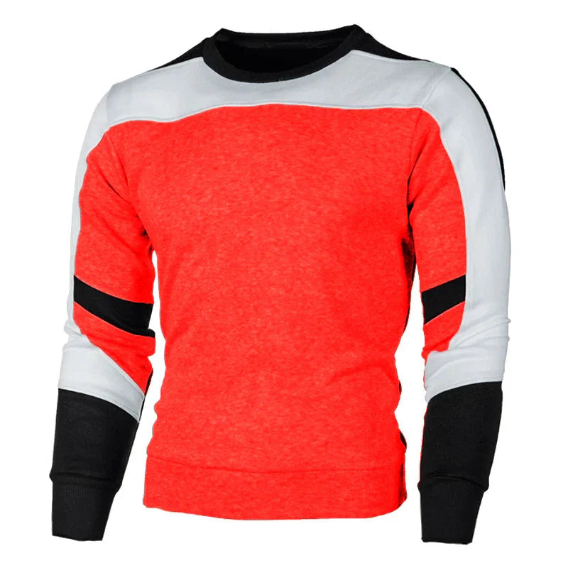 Moletom Masculino Essential Comfort Romenzi RZ981 em detalhe, peça em poliéster premium com isolamento térmico, versátil para looks casuais e formais.