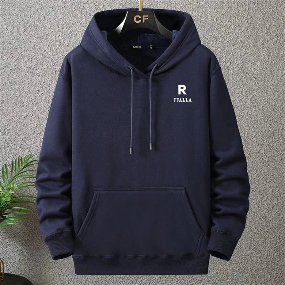 Moletom Masculino Right Comfort Romenzi RZ987 em detalhe, peça em lã premium com isolamento térmico, versátil e sofisticada para dias frios.
