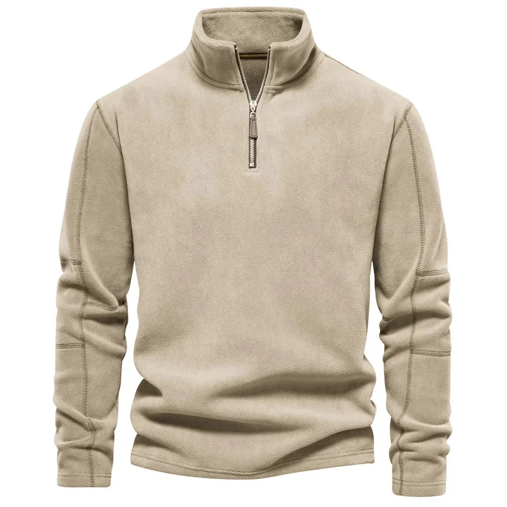 Moletom Masculino Soft de Lã Romenzi RZ973 em detalhe, peça aconchegante com isolamento térmico, versátil para passeios casuais e saídas noturnas.