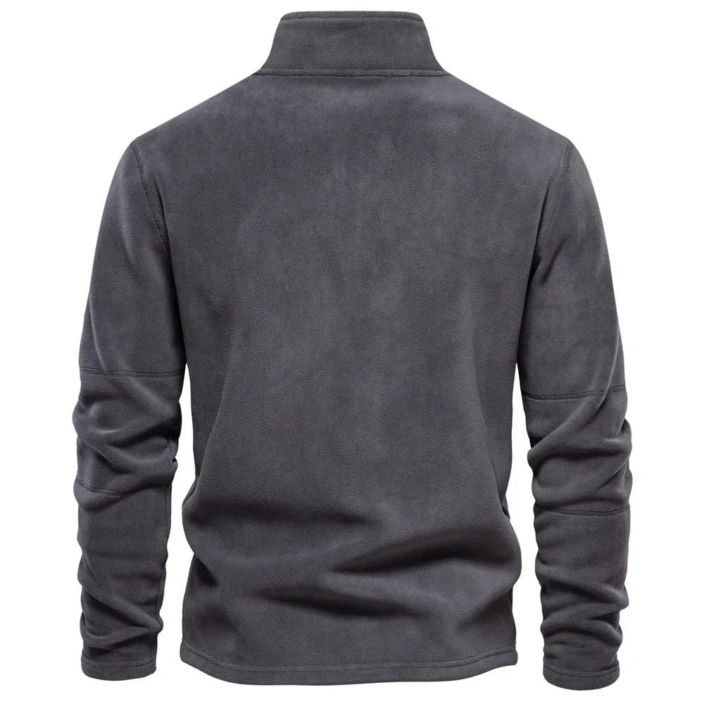 Moletom Masculino Soft de Lã Romenzi RZ973 em detalhe, peça aconchegante com isolamento térmico, versátil para passeios casuais e saídas noturnas.