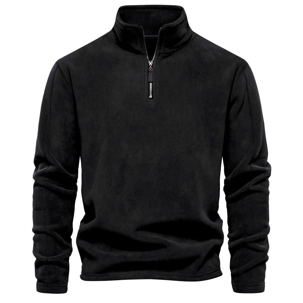Moletom Masculino Soft de Lã Romenzi RZ973 em detalhe, peça aconchegante com isolamento térmico, versátil para passeios casuais e saídas noturnas.