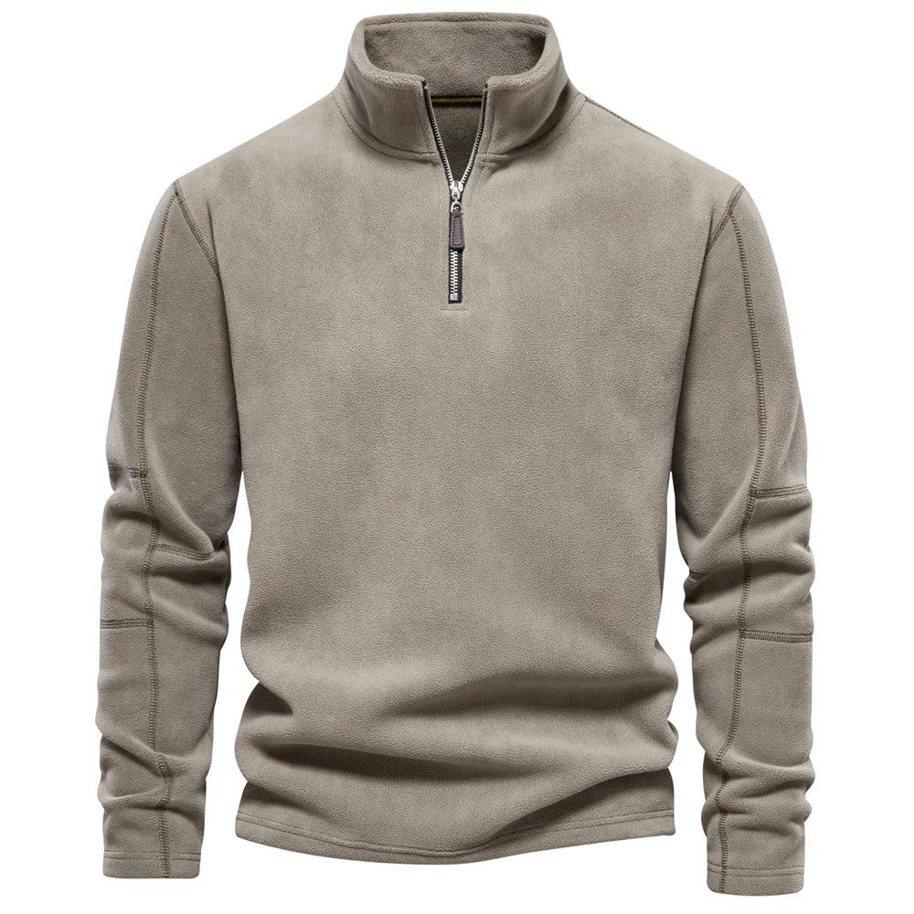 Moletom Masculino Soft de Lã Romenzi RZ973 em detalhe, peça aconchegante com isolamento térmico, versátil para passeios casuais e saídas noturnas.