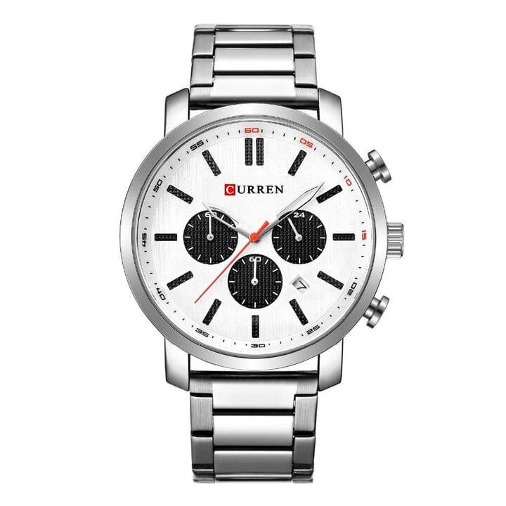 Relógio Masculino CURREN Simplê Romenzi RZ532 com design sofisticado, pulseira em aço resistente e estilo moderno que combina elegância e durabilidade.