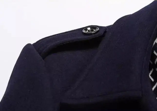 Sobretudo Masculino Grife Romenzi RZ122 estilo sobretudo com interior removível e tecido premium