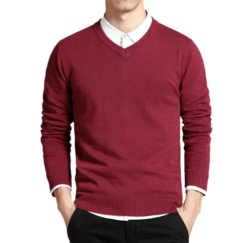 Suéter Masculino Casual Romenzi RZ046 em malha macia, casual e moderna para um look sofisticado e versátil