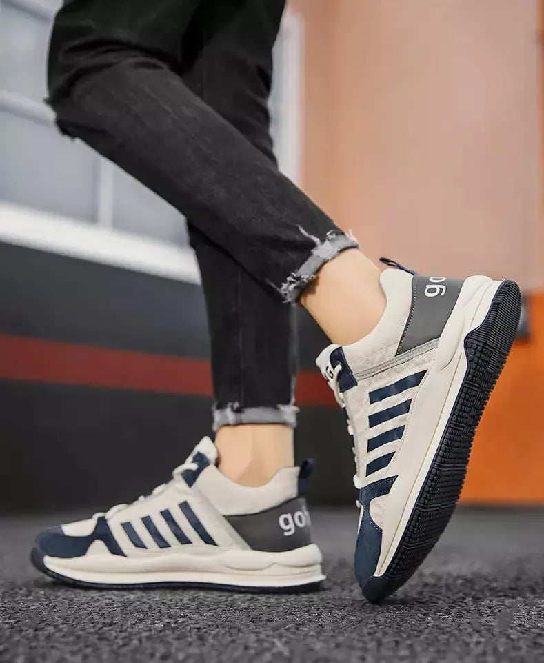 Tênis Casual Masculino Ortopédico Sayd Romenzi RZ335, revestimento premium, costuras reforçadas e suporte ortopédico para máximo conforto.