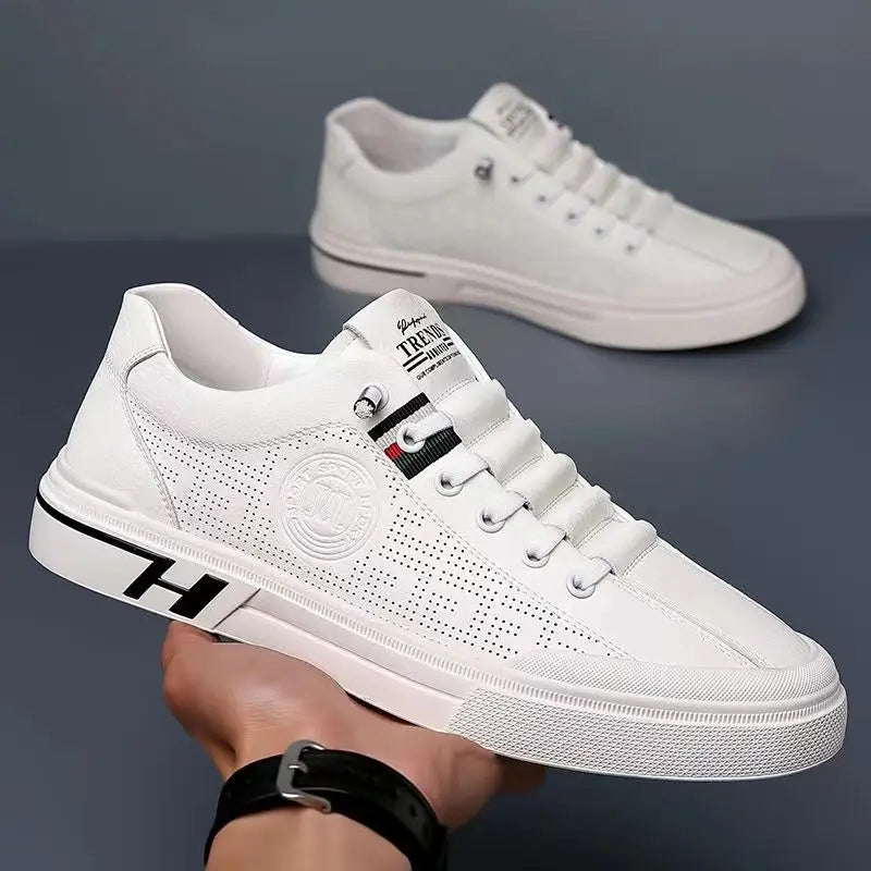 Tênis Masculino Casual Italy Romenzi RZ337, couro premium, solado resistente e design elegante para máximo conforto e desempenho.