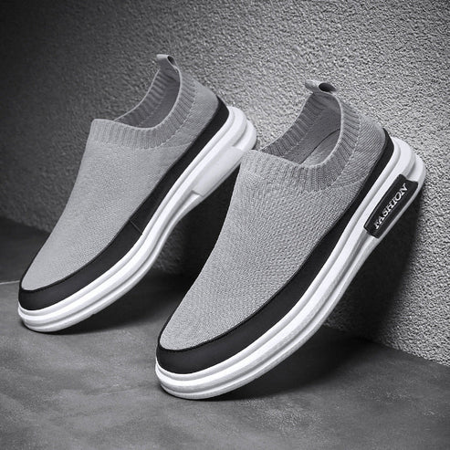 Tênis Masculino Romenzi RZ379 em malha respirável com sola antiderrapante, ideal para estilos variados e uso prolongado com conforto