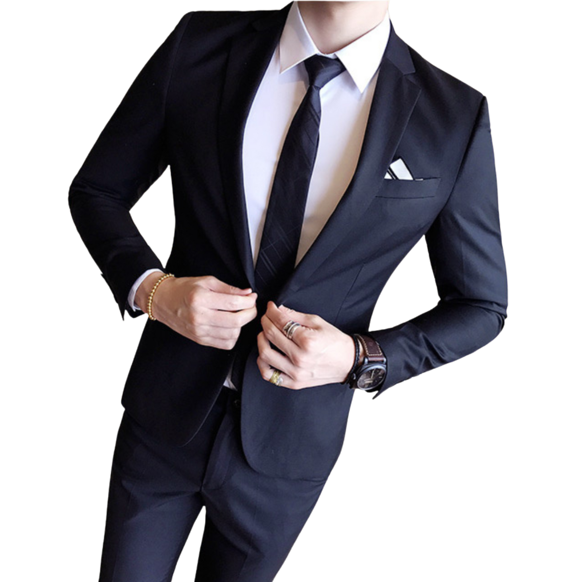 Blazer Masculino Executivo Romenzi RZ776 em detalhe, confeccionado em poliviscose de alta qualidade com caimento perfeito e estilo sofisticado.