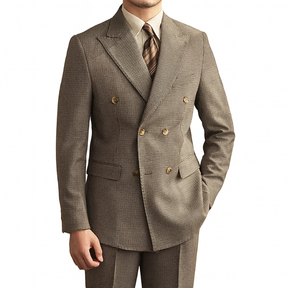 Blazer Masculino Transpassado Romenzi RZ924 em detalhe, peça sofisticada em Ecomicrofibra Easeleaf premium com design elegante para ocasiões formais.