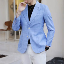 Blazer Masculino Vergast Romenzi RZ059 em caxemira, elegante e sofisticado, ideal para momentos formais.