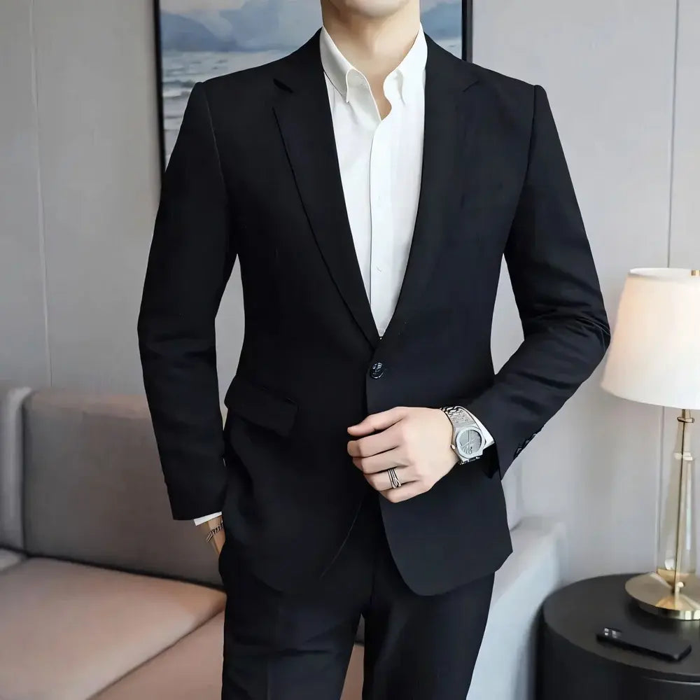 Blazer Masculino Vergast Romenzi RZ059 em caxemira, elegante e sofisticado, ideal para momentos formais.