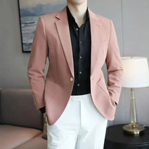 Blazer Masculino Vergast Romenzi RZ059 em caxemira, elegante e sofisticado, ideal para momentos formais.