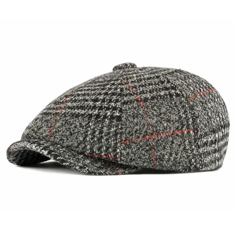 Boina Masculina de Lã England Romenzi RZ270 com design inglês, confeccionada em poliéster e lã premium, ajuste ergonômico e cores versáteis.