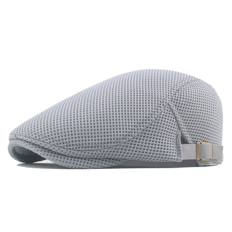 Boina Masculina Respirável Summer Romenzi RZ269 com design leve, poliéster premium e ajuste ergonômico. Sofisticação para ocasiões casuais e elegantes.